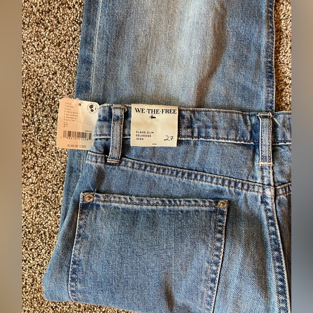 We The Free Slim Shade Selvedge Jeans
Color: True Blue
Brand New Never Worn - Picture 7 of 10